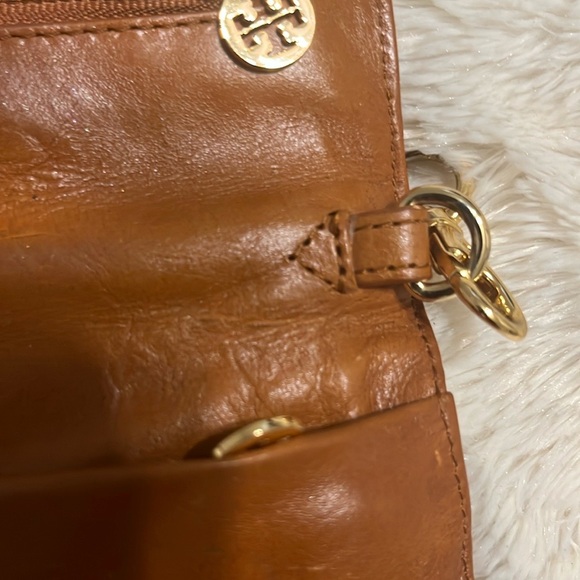 Tory Burch Cognac leather with strap excellent condition - Picture 10 of 14